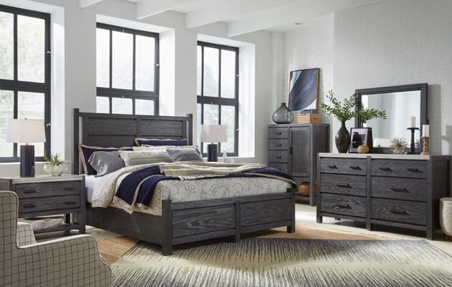 Magnussen Home® Plum Creek Ravenwood Black California King Panel Bed-1