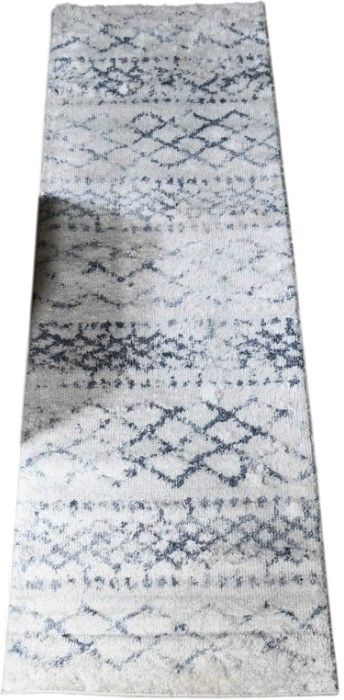 MDA Rugs Daku Dark Blue/White 3'x8' Runner-0
