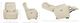 La-Z-Boy® Talladega Ivory Power Wall Recliner with Headrest-5