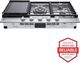 LG 36" Stainless Steel Gas Cooktop with UltraHeat™ Dual Burner and LED Knobs-1