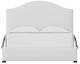 Artisan & Post by Vaughan-Bassett Emily Pure White King Upholstered Panel Bed-0