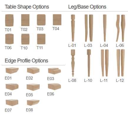 Country View Woodworking Customizable Make It Your Way 3 Dining Table with 2 Leaves-2