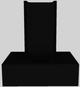 Vent-A-Hood® 30" Black Contemporary Wall Mounted Range Hood-4