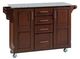 homestyles® Create-a-Cart Cherry/Salt-and-Pepper Granite Kitchen Cart-0