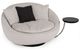 VIG Furniture Divani Casa Alba Light Gray Chair with Tray-0