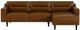 EQ3 Customizable Remi 2-Piece Horizontal Pull Leather Right-Arm Facing Sofa Sectional and Chaise-1