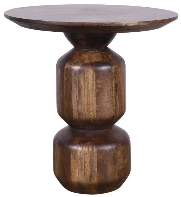 Modus Furniture Sunrise Virton Smoked Brown Round End Table-0