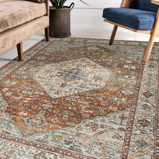 Dalyn™ Rug Company Bergama Paprika 5'x8' Style 1 Area Rug-4
