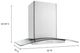 Maytag® 30" Stainless Steel Modern Glass Wall Mount Range Hood-4
