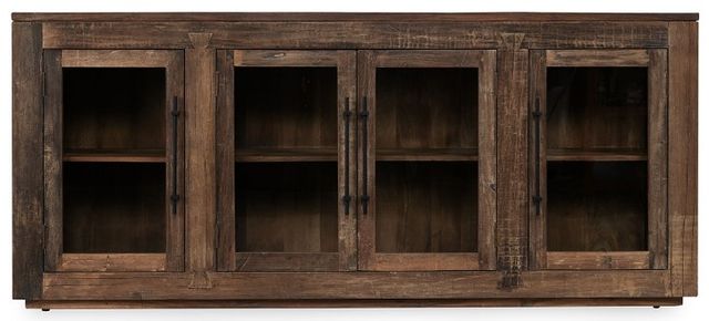 Classic Home Jett Natural 4-Door Cabinet-1