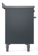 Ilve® Professional Plus II 48" Blue Grey Pro Style Induction Range-2