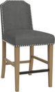Riverside Furniture Mix-N-Match Chairs 2-Piece Slate Clipped Top Upholstered Stool Set-1