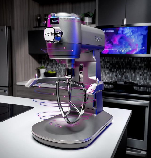 GE Profile™ Mineral Silver Stand Mixer -3