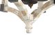 A & B Home Andreas Black/Distressed White Winged Chandelier-4