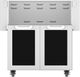 Hestan® 30" Outdoor Double Door Tower Cart-Stealth-0