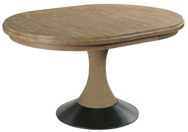 Kincaid® Modern Forge Lindale Sandy Brown Dining Table with Black Base-1