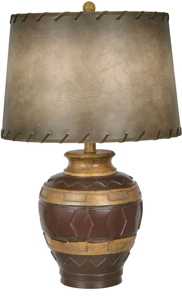 Crestview Collection Dakota Brown Table Lamp-0