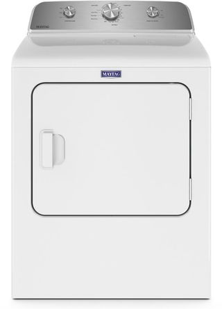 Maytag® 7 Cu. Ft. White Front Load Electric Dryer