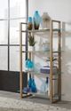 Modus Furniture One Brown/Clear Bookcase-1