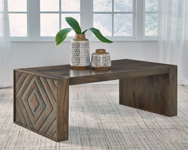 Signature Design by Ashley® Dreggan Brown Coffee Table-3