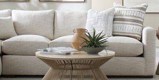 Cozy Life Homecourt Beige Right-Arm Facing Sofa