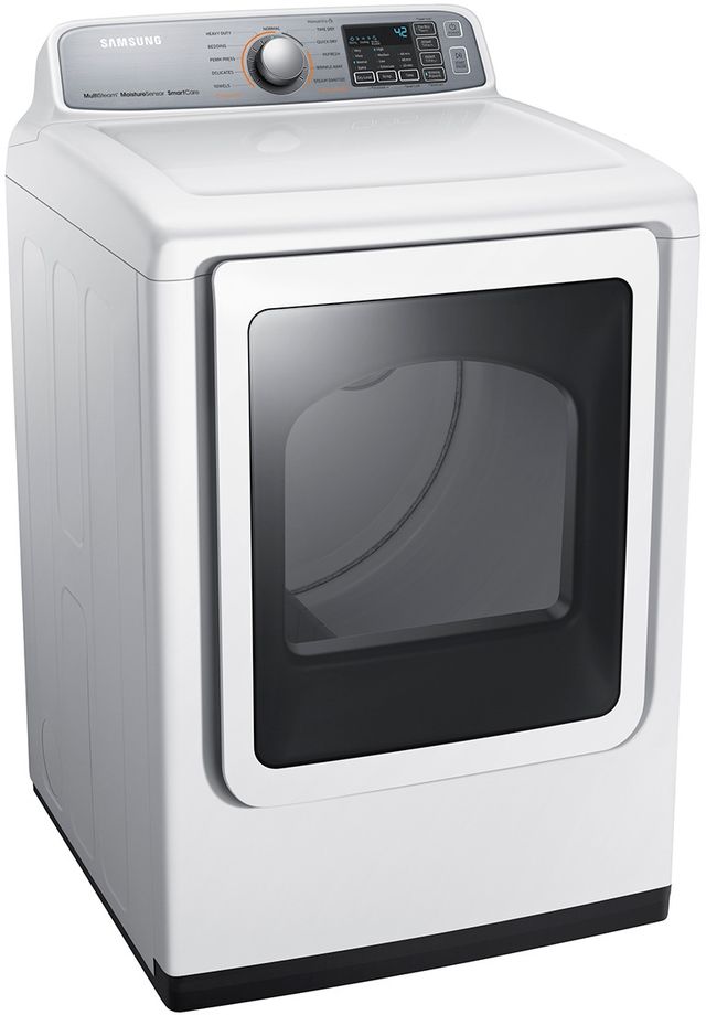 Samsung 7.4 Cu. Ft. White Front Load Gas Dryer-2