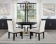 Steve Silver Co. Aubrey Black/Eggshell Dining Side Chair-1