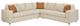 Four Seasons Customizable Carlton 3-Piece 37'' Slipcovered Sectional-0