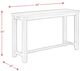 Elements International Stone 4-Piece Gray Occasional Bar Table Set-3