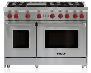 Wolf® 48" Stainless Steel Pro Style Natural Gas Range
