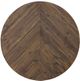 Moe's Home Collection Parq Cappuccino Round Dining Table with Black Base-2
