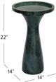 Bassett Mirror Baird Emerald Accent Table-3