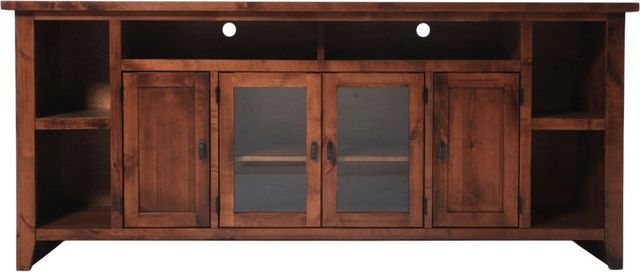 aspenhome® Alder Grove Fruitwood 84'' Console and Hutch-1