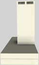 Vent-A-Hood® 48" Biscuit Duct Free Wall Mounted Range Hood-1
