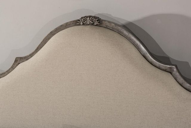 HH2 Home Delray Aged Steel/Linen Stone Queen Headboard-1