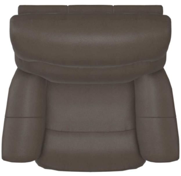 La-Z-Boy® James Walnut Leather Power Rocking Recliner with Headrest and Lumbar-4