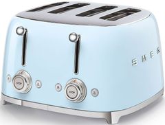 Smeg 50's Retro Style Pastel Blue 4x4 Slice Toaster