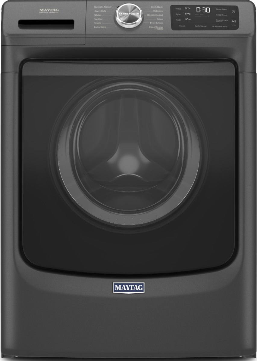 Maytag Front Load Pair (MHW6630MBK-YMED6630MBK) - Volcano Black Maytag Front Load Pair (MHW6630MBK-YMED6630MBK) - Volcano Black