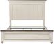 Powell® Carrington Antique White/Brown King Panel Bed-3