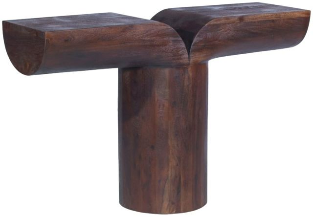 Meridian Furniture Tee Brown Walnut Console Table-0