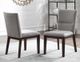 Steve Silver Co.® Amalie Camel Linen/Walnut Upholstered Side Chair-3