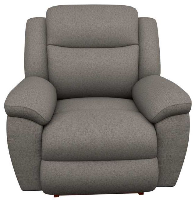La-Z-Boy® Joel Pewter Power Rocking Recliner with Headrest and Lumbar-1