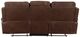 Homelegance® Newnan Brown Double Power Reclining Sofa-4