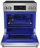 Thor Kitchen® Gordon Ramsay 30" Stainless Steel Freestanding Pro Style Induction Range with Tilt Panel Touch Control in Stainless Steel-1