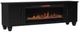 Legends Home Real Cozy Liberty Seal Skin Black 95" Fireplace Console-0