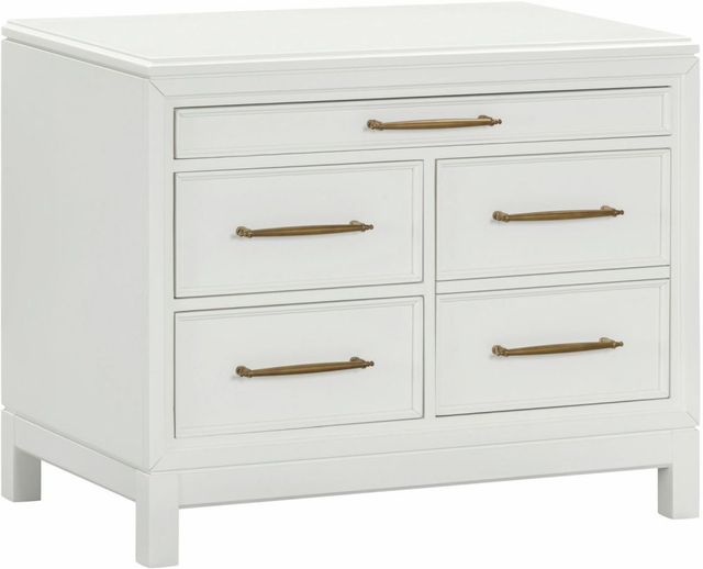 aspenhome® Alexander White Workstation/Combo File-0