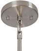 YHD Lyell Forks Chili Pepper Red/Satin Steel 5-Light Pendant Lighting-5