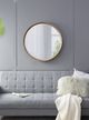 A & B Home Wayne Brown 32" Mirror -4