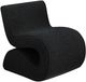 Coaster® Ronea Boucle Charcoal Upholstered Armless Curved Accent Chair-0