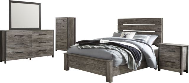 Signature Design by Ashley® Cazenfeld Black/Gray Bedroom Mirror-3